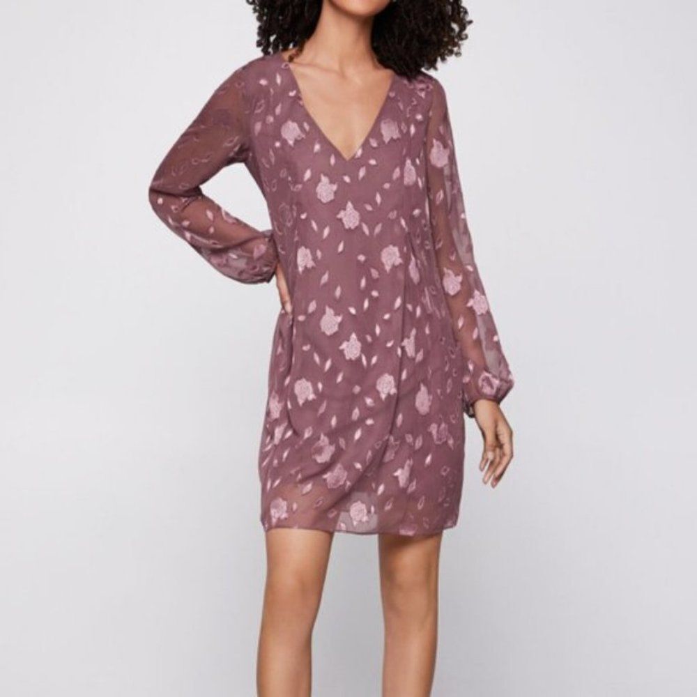 BCBGeneration Jacquard Bow Dress S